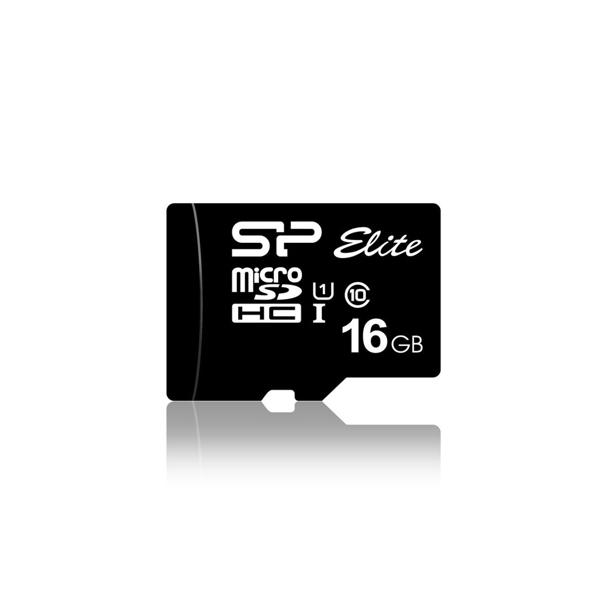 SILICON POWER memory card Elite Micro SDHC 16Go Class 10 up to 85Mo/s + Adapter