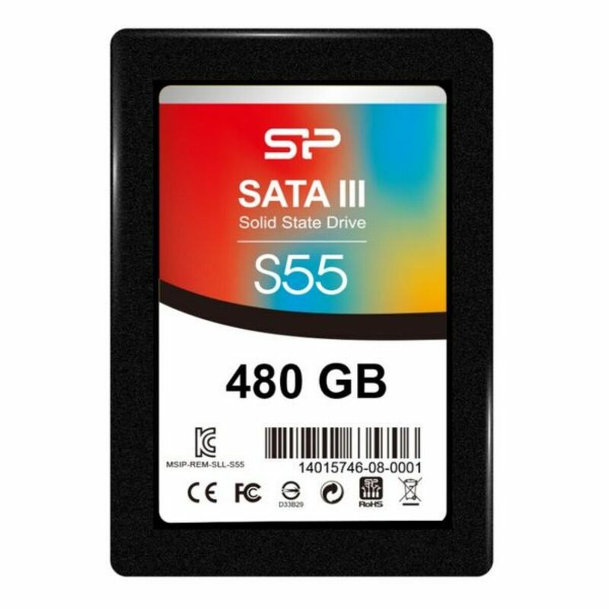 SILICON POWER SSD Slim S55 480Go 2.5p SATA III 6Go/s 560/530 Mo/s