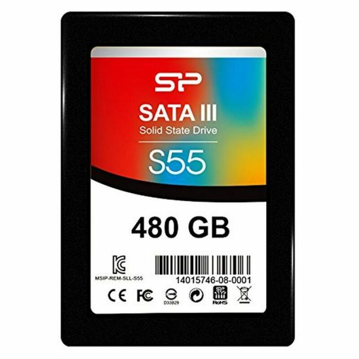 SILICON POWER SSD Slim S55 480Go 2.5p SATA III 6Go/s 560/530 Mo/s