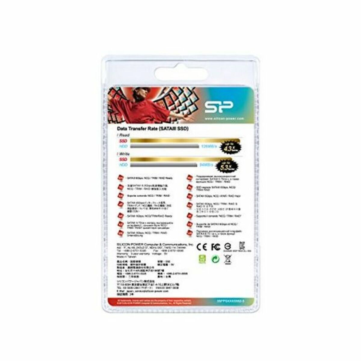 SILICON POWER SSD Slim S55 480Go 2.5p SATA III 6Go/s 560/530 Mo/s
