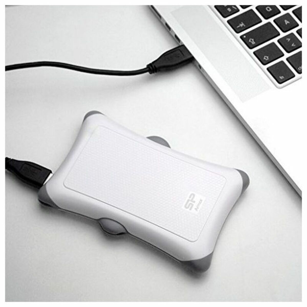 SILICON POWER External HDD Armor A30 2.5p 1To USB 3.0 Anti-shock White