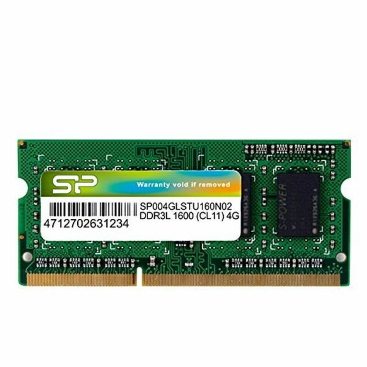 SILICON POWER DDR3 4Go 1600MHz CL11 SO-DIMM 1.35V Low Voltage