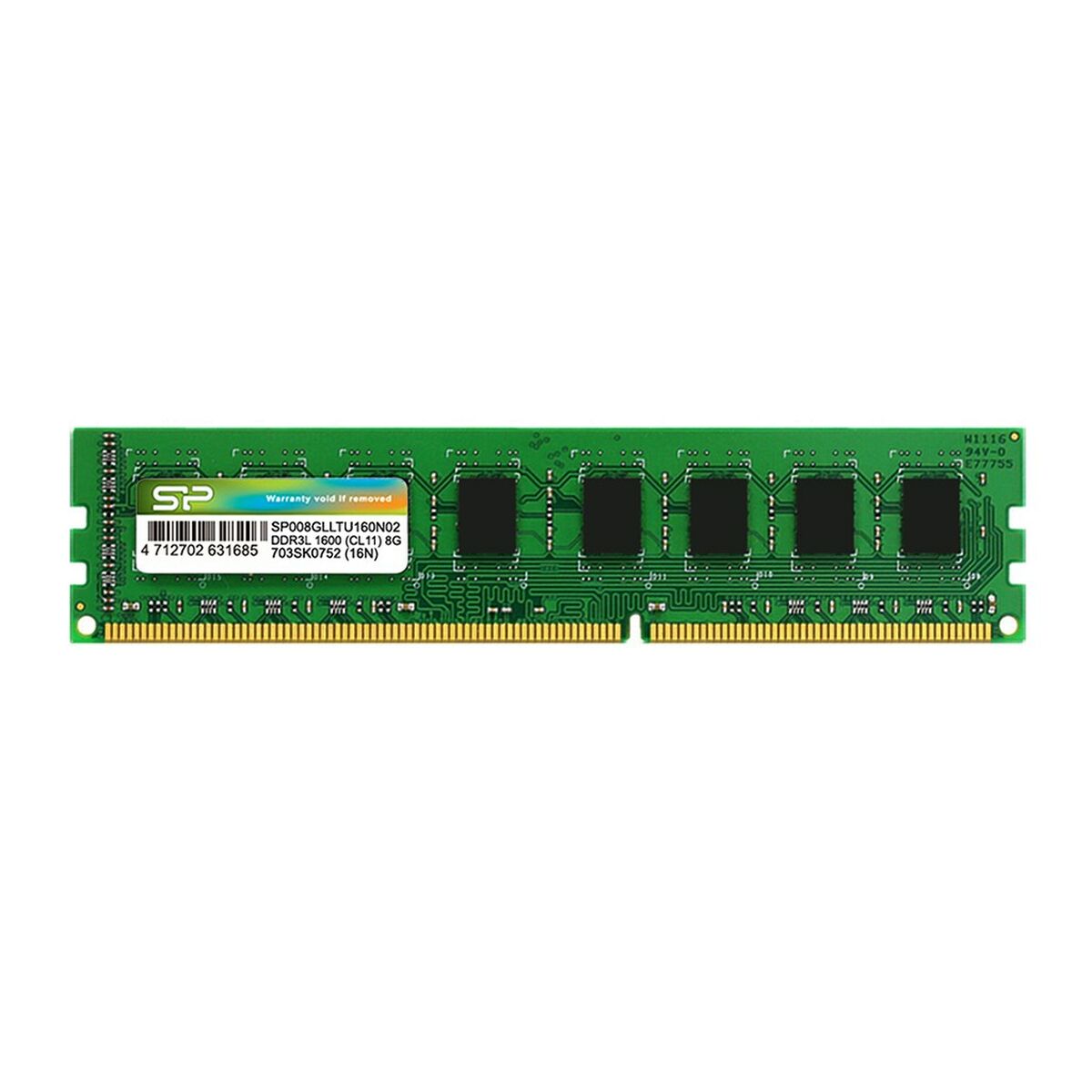 SILICON POWER DDR3 4Go 1600MHz CL11 DIMM 1.35V Low Voltage