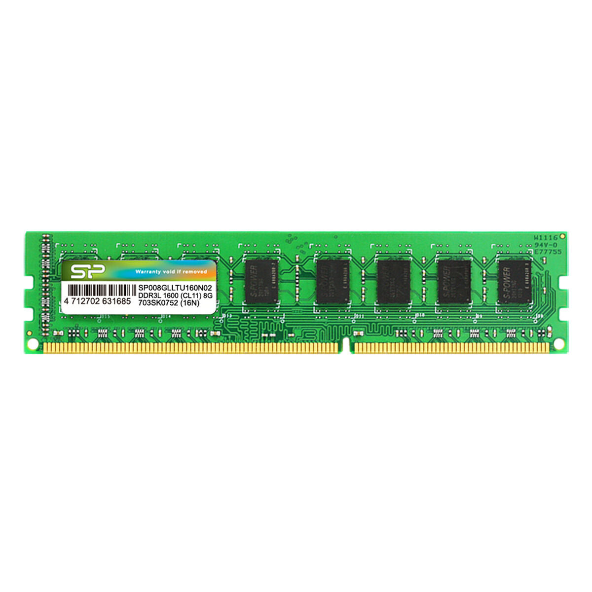 SILICON POWER DDR3 8Go DIMM 1600MHz CL11 1.35V