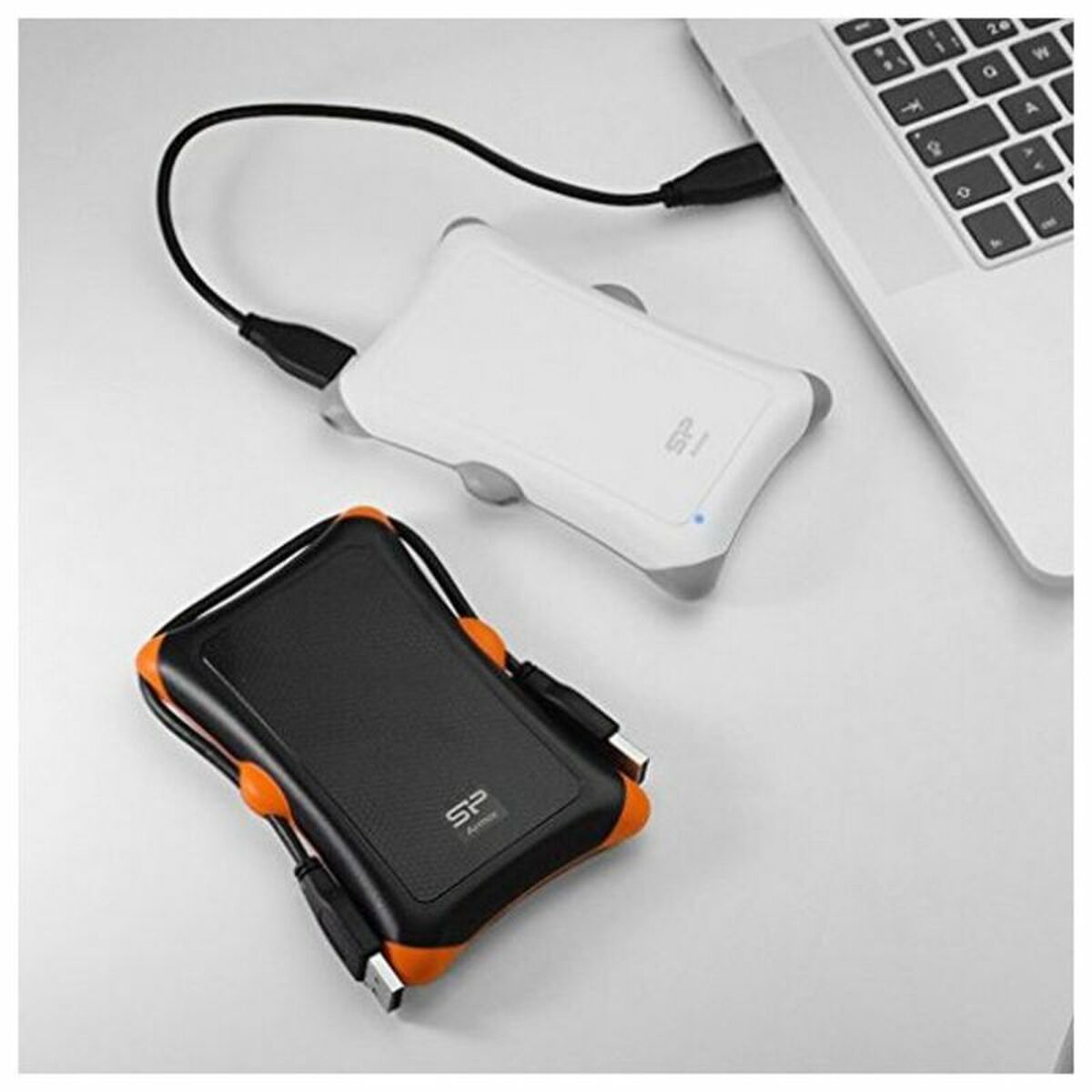 SILICON POWER External HDD Armor A30 2.5p 2To USB 3.0 Anti-shock White