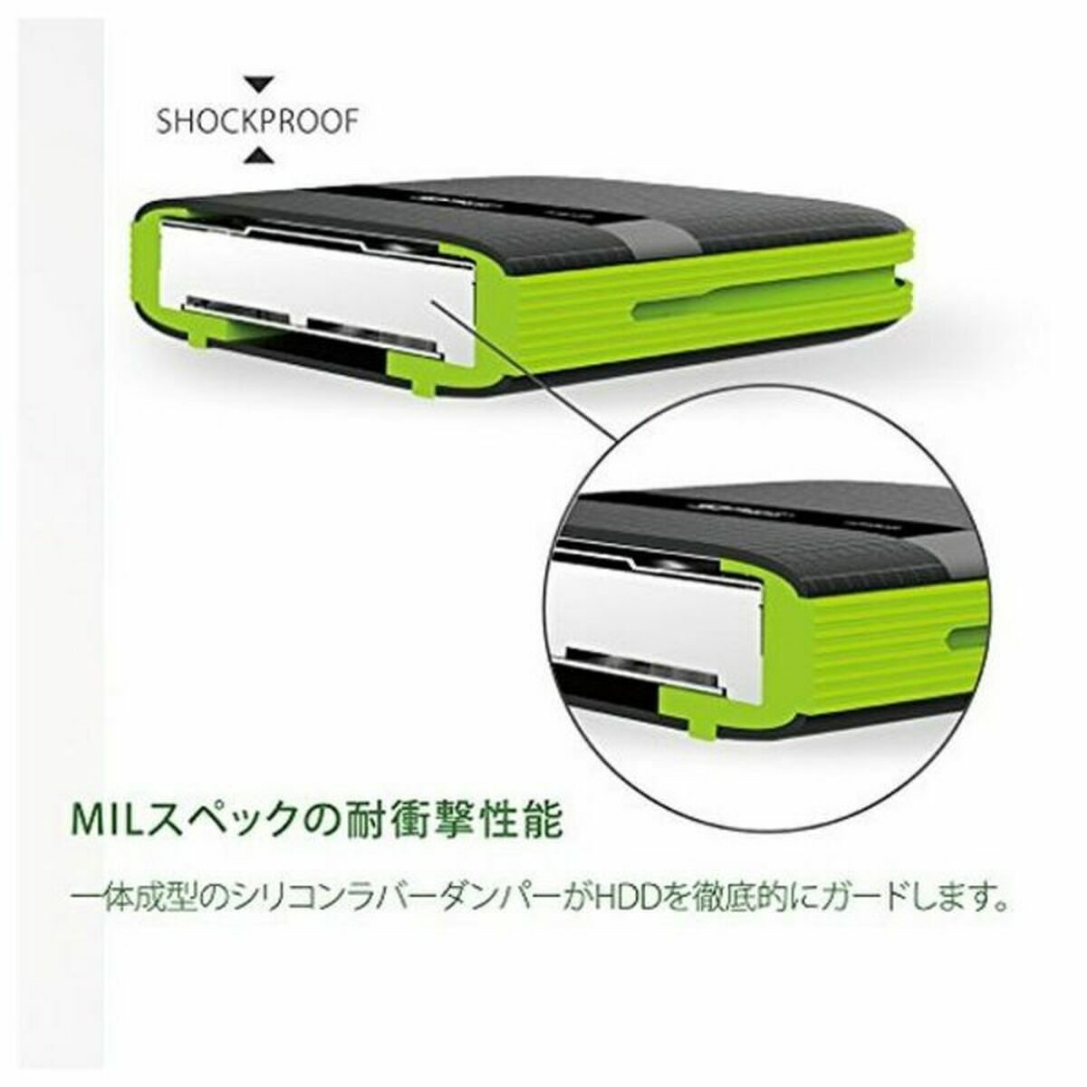 SILICON POWER External HDD Armor A60 2.5p 1To USB 3.0 IPX4 Black