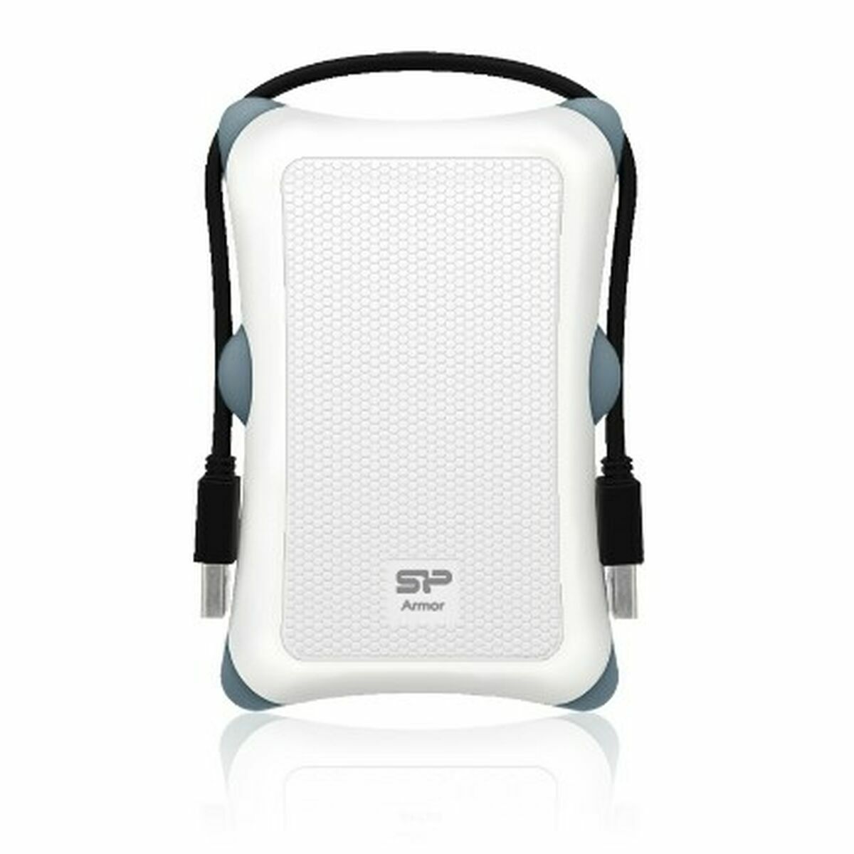 SILICON POWER External 2.5p HDD case A30 SATA USB 3.0 Anti-Shock White