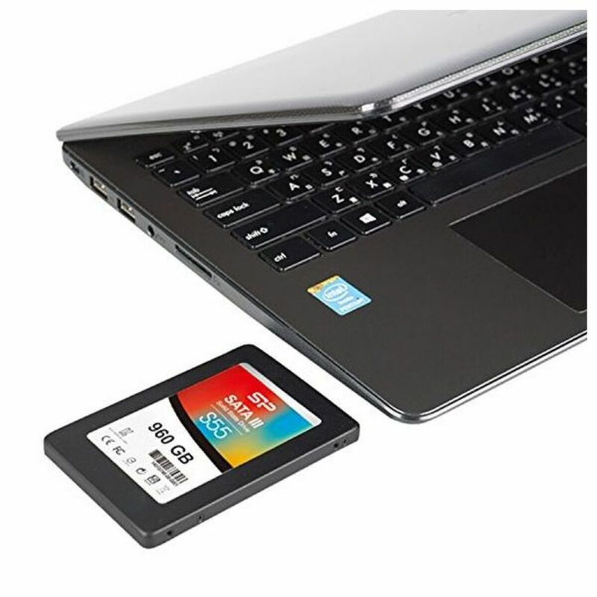 SILICON POWER SSD Slim S55 960GB 2.5p SATA III 6Go/s 560/530 Mo/s