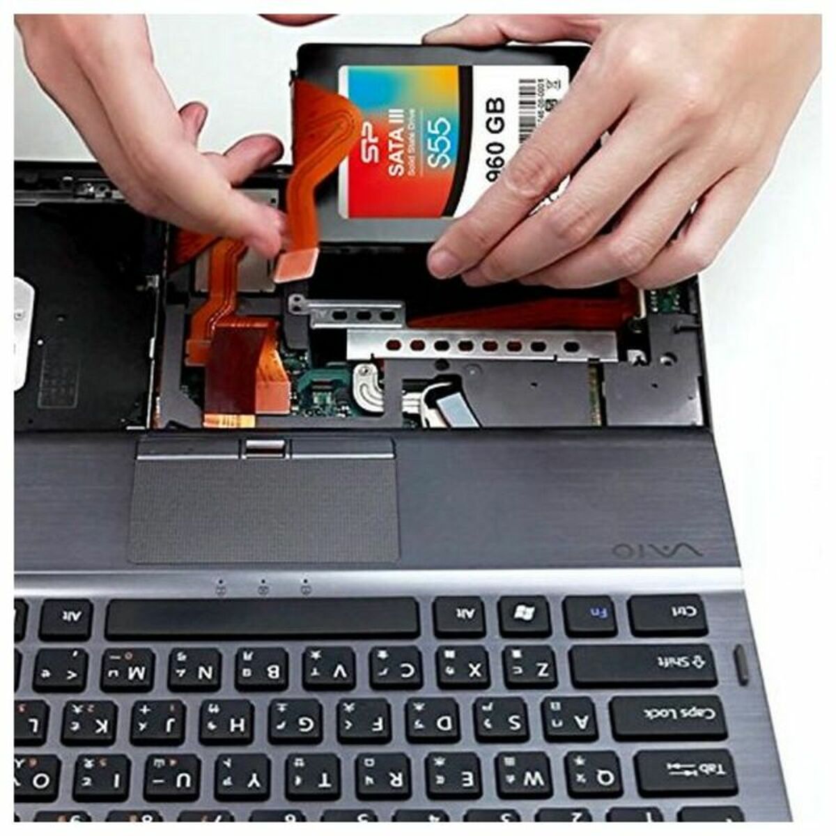 SILICON POWER SSD Slim S55 960GB 2.5p SATA III 6Go/s 560/530 Mo/s