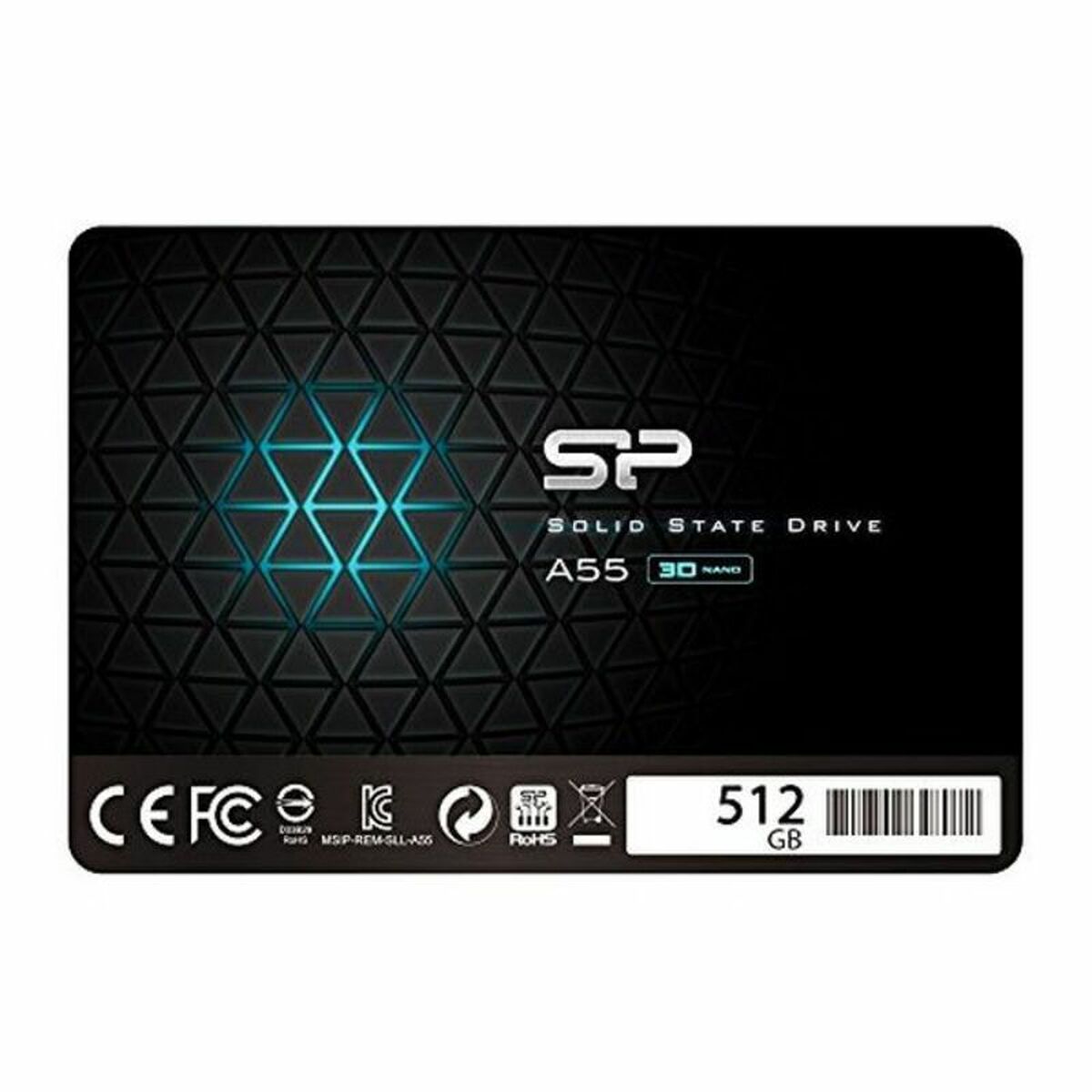 SILICON POWER SSD Ace A55 512Go 2.5p SATA III 6Go/s 560/530 Mo/s