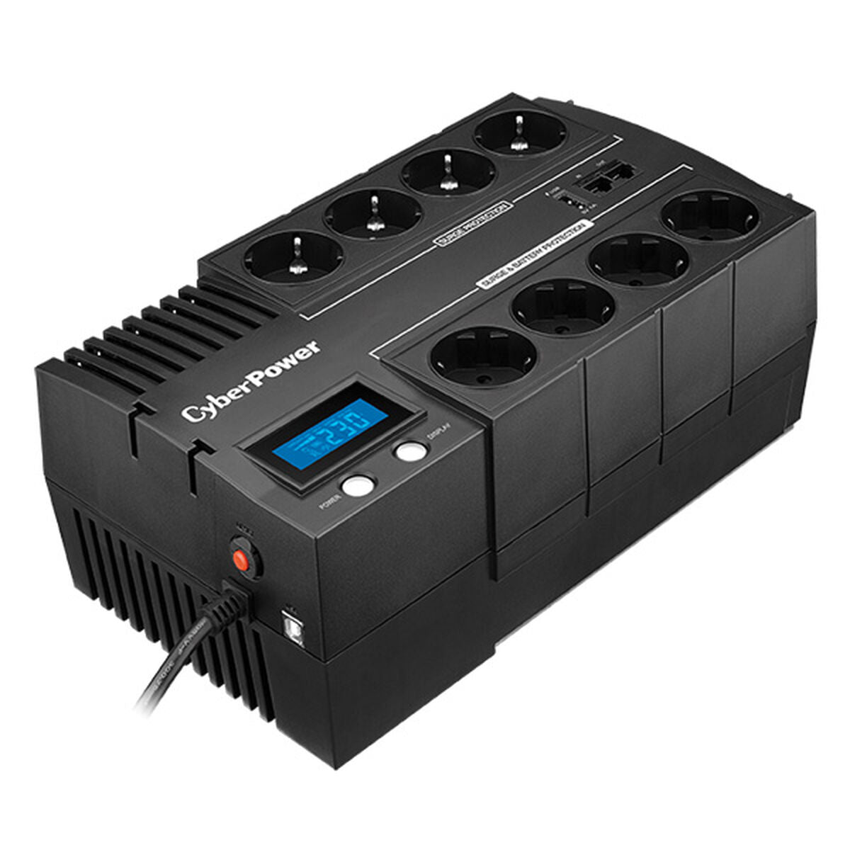 CyberPower BR1200ELCD-FR alimentation d'énergie non interruptible Interactivité de ligne 1,2 kVA 720 W 8 sortie(s) CA