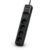 CyberPower P0420SUD0-FR parasurtenseur Noir 4 prise(s) CA 200 - 250 V 1,8 m
