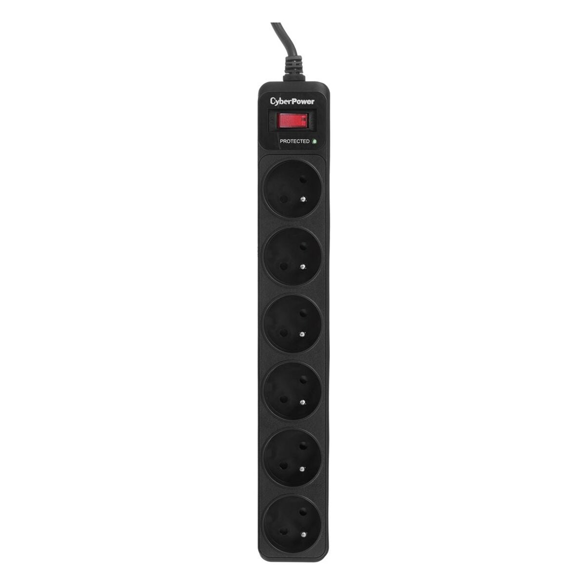CyberPower B0620SC0-FR parasurtenseur Noir 6 prise(s) CA 200 - 250 V 1,8 m