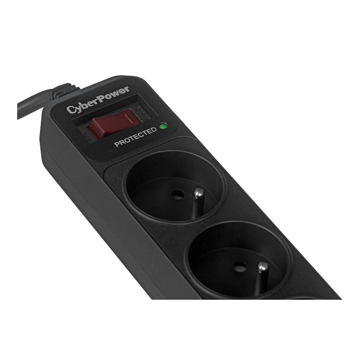 CyberPower B0620SC0-FR parasurtenseur Noir 6 prise(s) CA 200 - 250 V 1,8 m