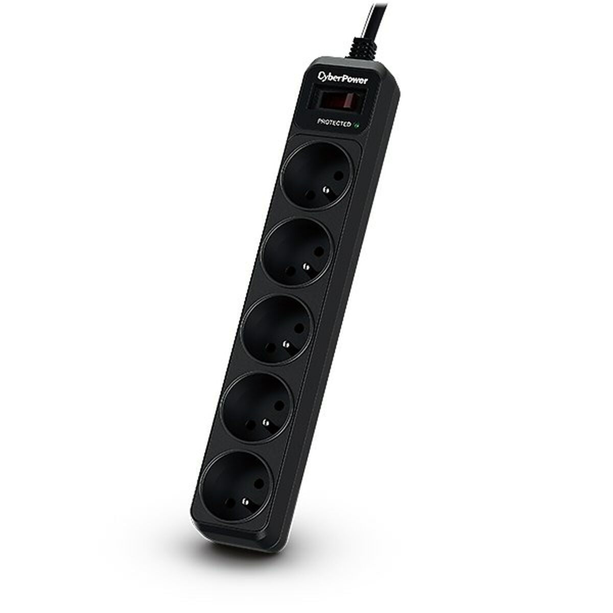 CyberPower B0520SC0-FR parasurtenseur Noir 5 prise(s) CA 200 - 250 V 1,8 m