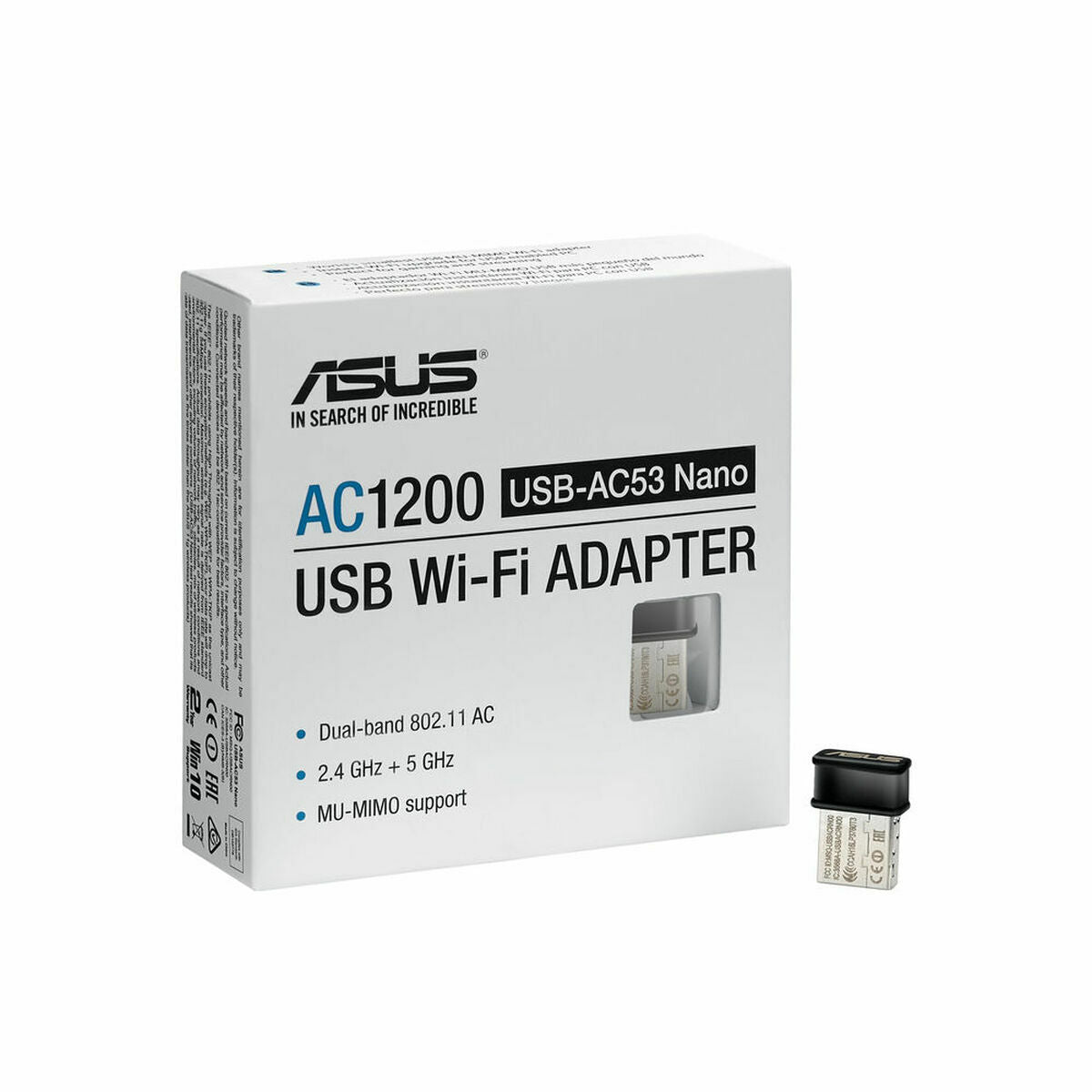 ASUS USB-AC53 Nano - Adaptateur Wi-Fi USB 2.0 double bande AC1200
