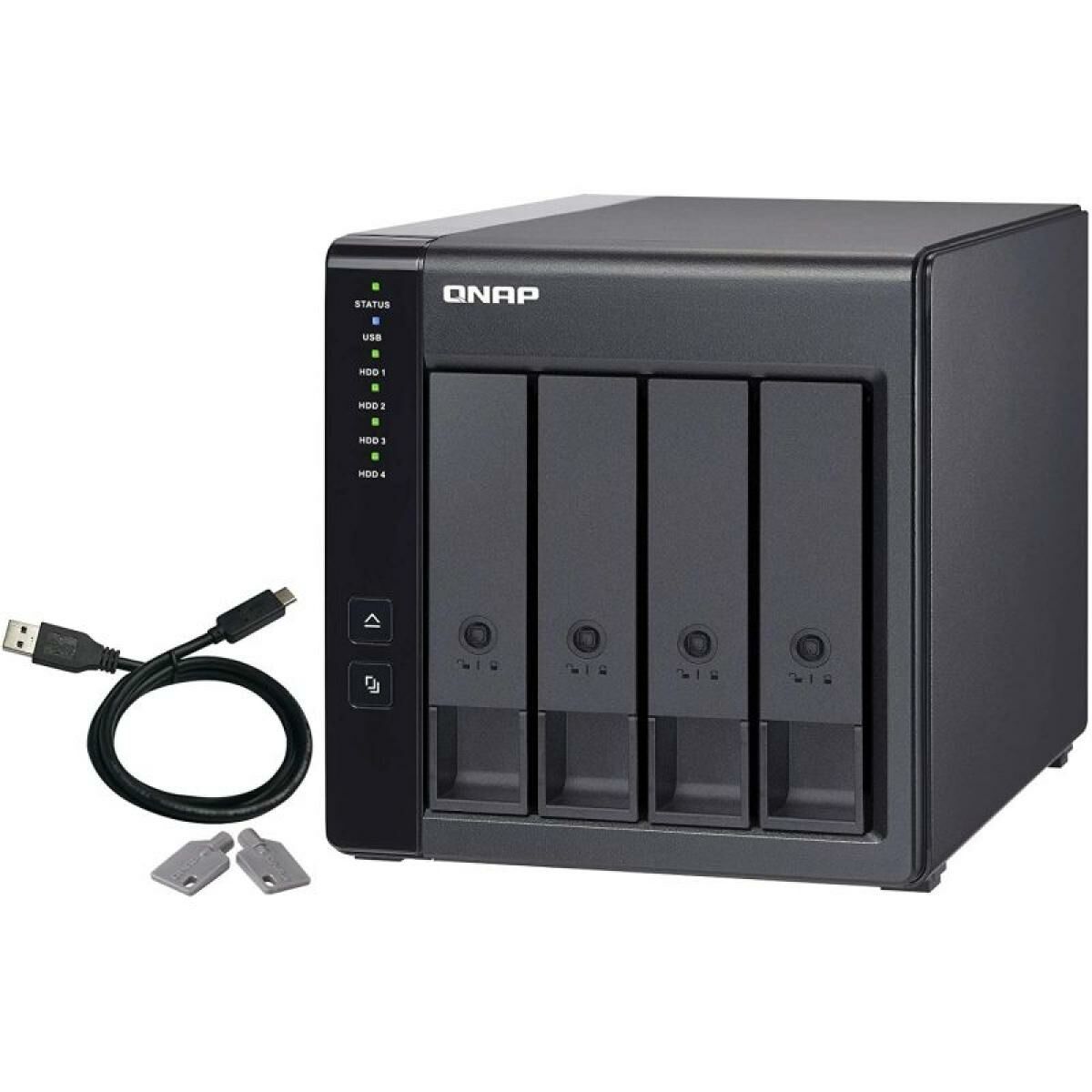 4bay 3.5" SATA HDD USBC Raid Expansion