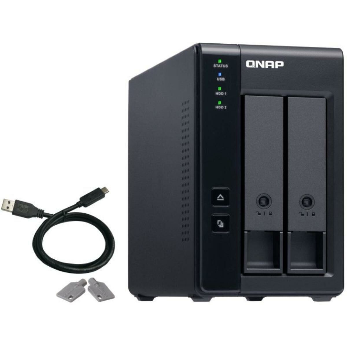 2bay 3.5" SATA HDD USBC Raid Expansion