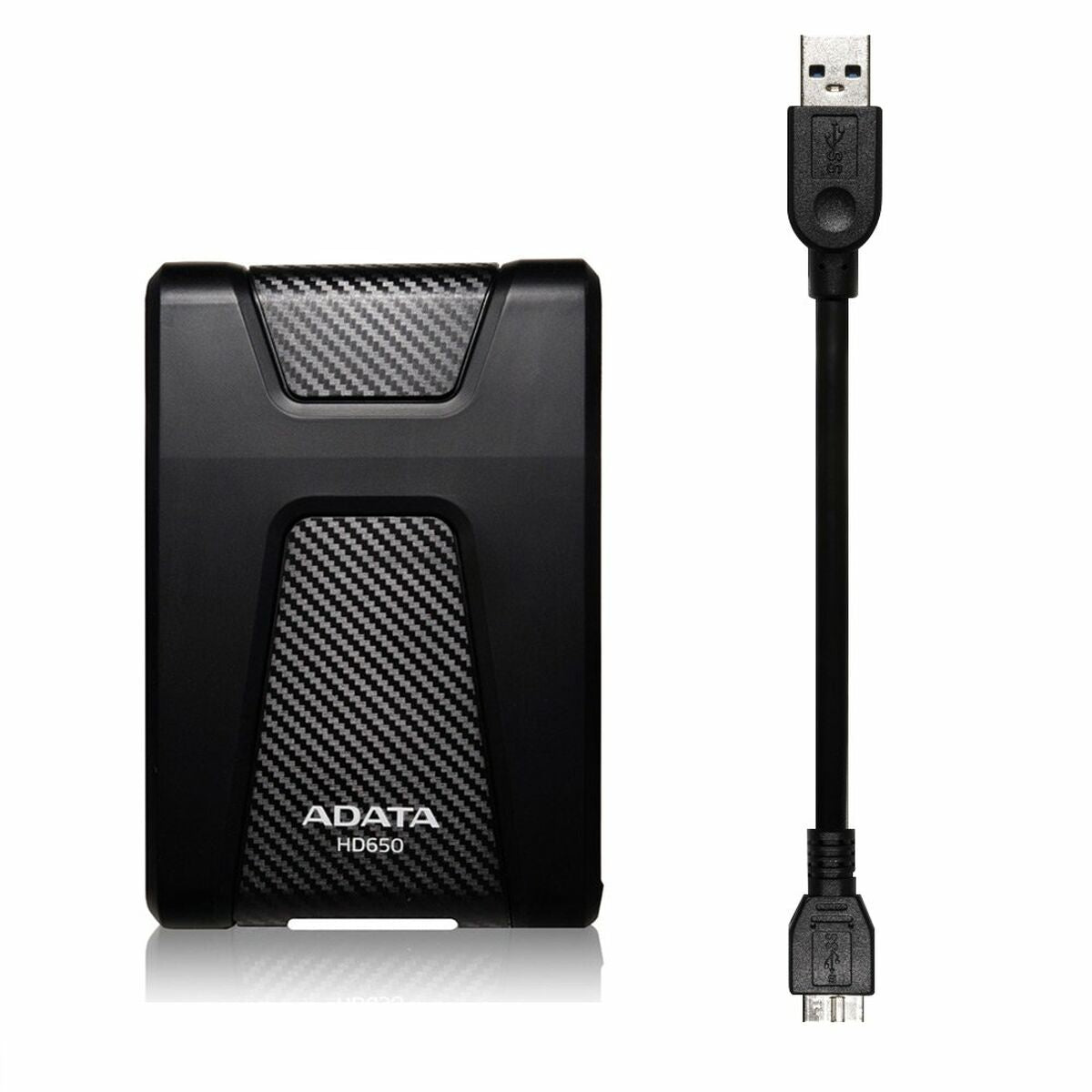 "ADATA HD650 disque dur externe 2 To 2.5"" USB Type-A 3.2 Gen 1 (3.1 Gen 1) Noir"