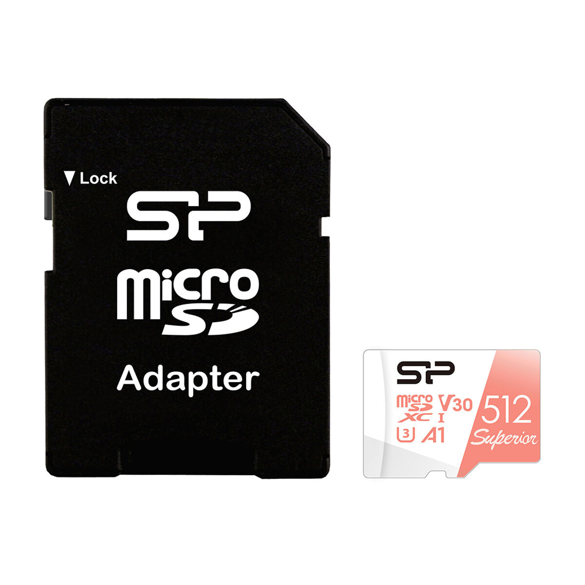 SILICON POWER memory card Superior Micro SDXC 512Go UHS-I A3 V30