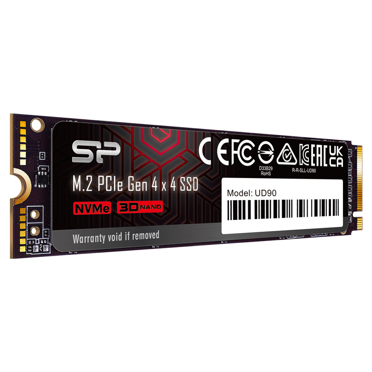SILICON POWER SSD UD90 2To M.2 PCIe Gen4 x4 NVMe