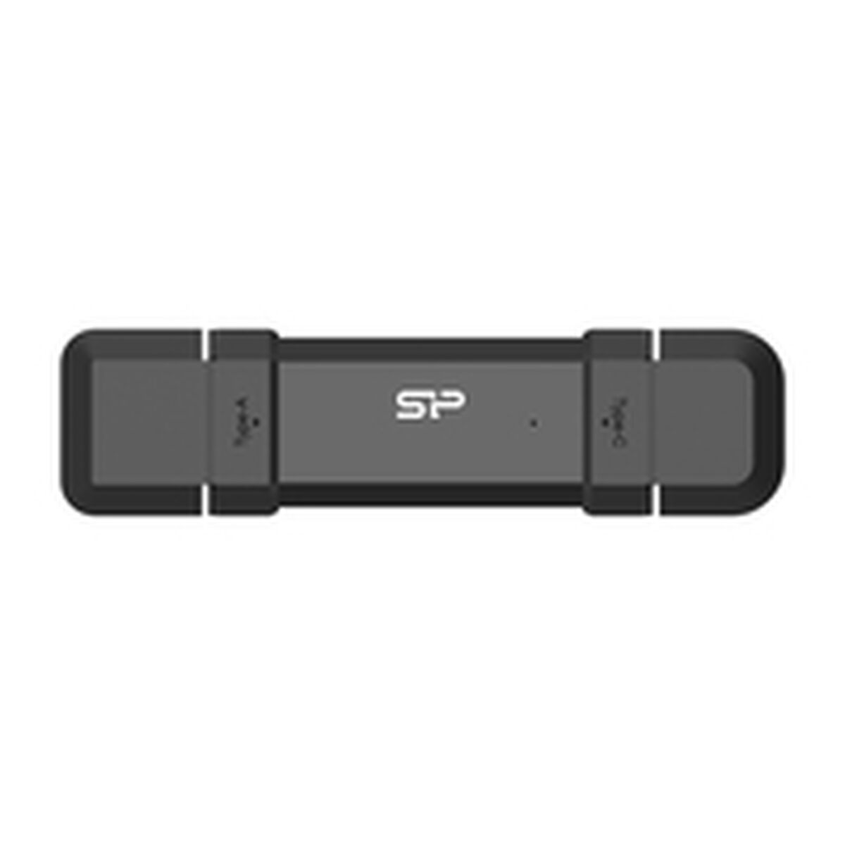 SILICON POWER DS72 250Go USB-A USB-C 1050/850 Mo/s Pendrive Black