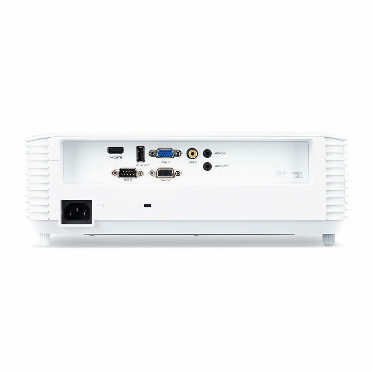 ACER S1386WH - WXGA 1280 x 800 - 3600 ANSI Lumens - 20000:1 - 0.52 87inch - 98cm - 16W Speaker x 1 - 3 ans RA