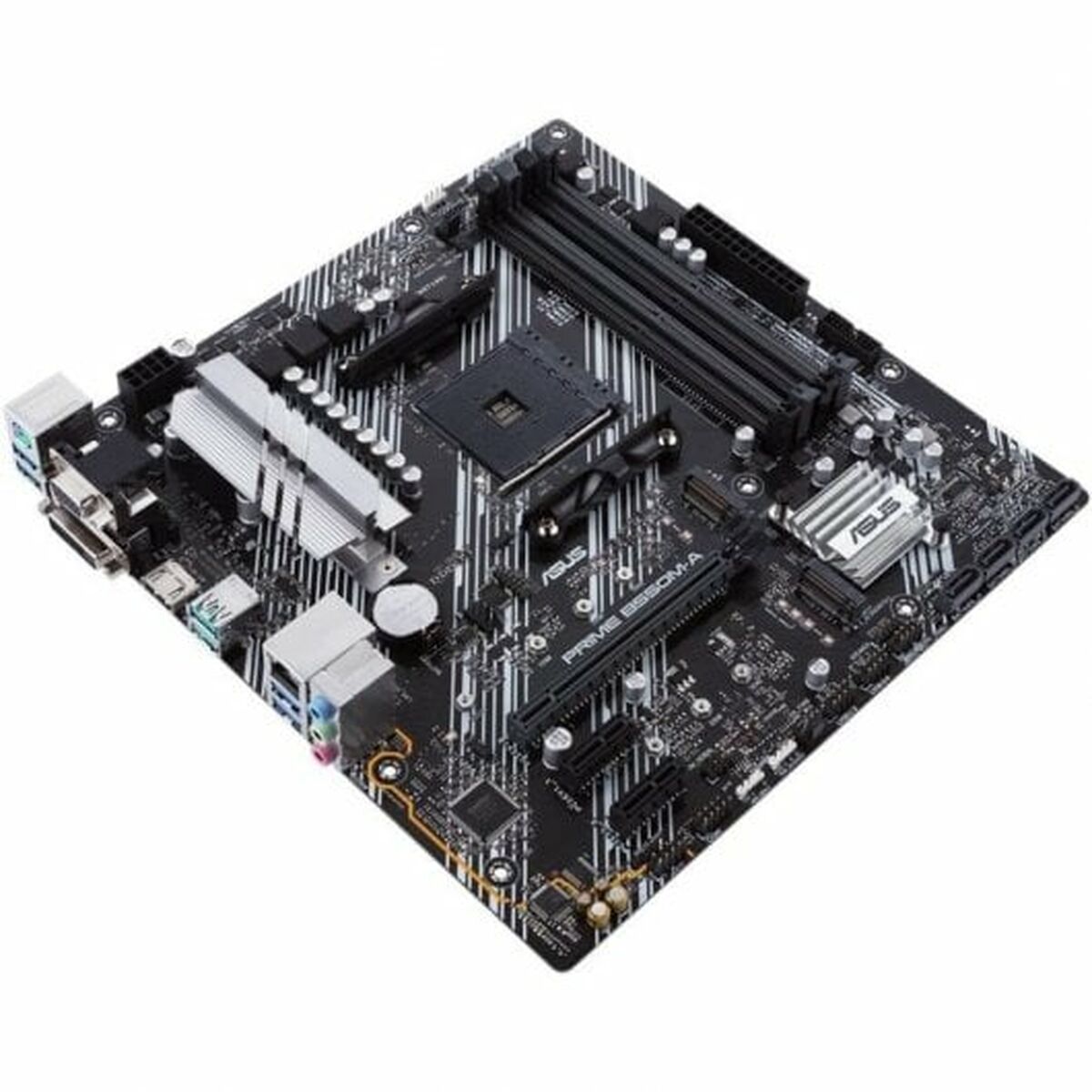 ASUS Prime B550M-A/CSM - AMD - Emplacement AM4 - AMD Ryzen™ 3 de 3e génération - AMD Ryzen 5 de 3e génération - DDR4-SDRAM - 128 Go - DIMM