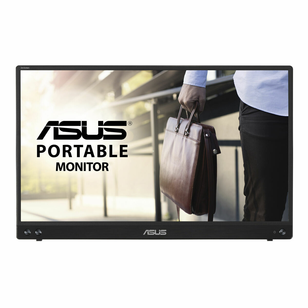ASUS ZenScreen MB16ACV Portable USB Monitor 15.6p Full HD IPS Hybrid Signal Solution USB Type-C Flicker Free Blue Light Filter