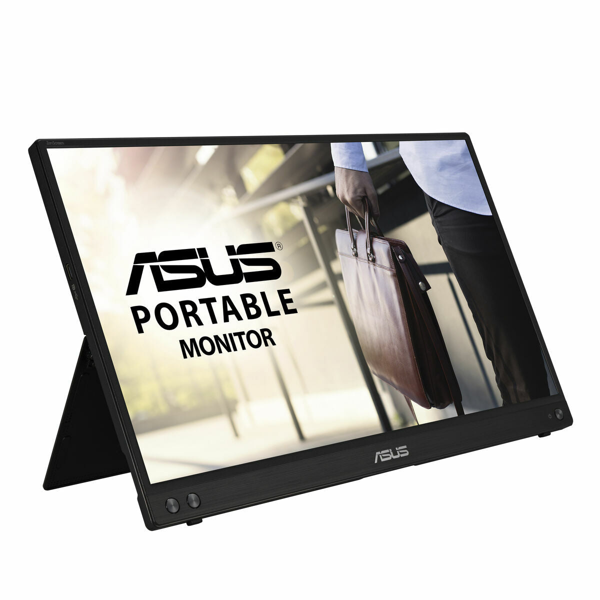 ASUS ZenScreen MB16ACV Portable USB Monitor 15.6p Full HD IPS Hybrid Signal Solution USB Type-C Flicker Free Blue Light Filter
