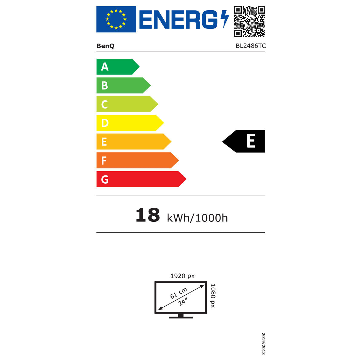 BENQ 24" LED BL2486TC 1920x1080