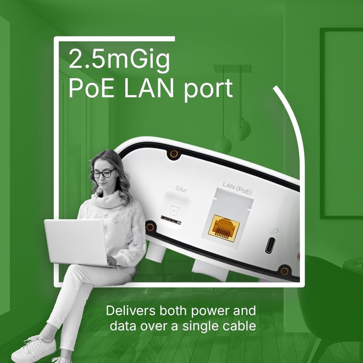 Zyxel FWA70 5G Outdoor LTE Modem Router