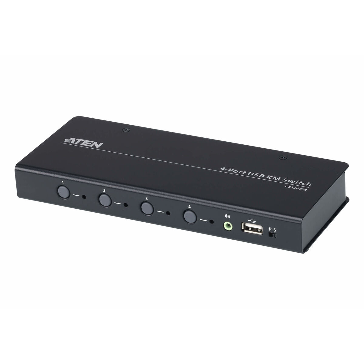 ATEN CS724KM-AT commutateur écran, clavier et souris Noir