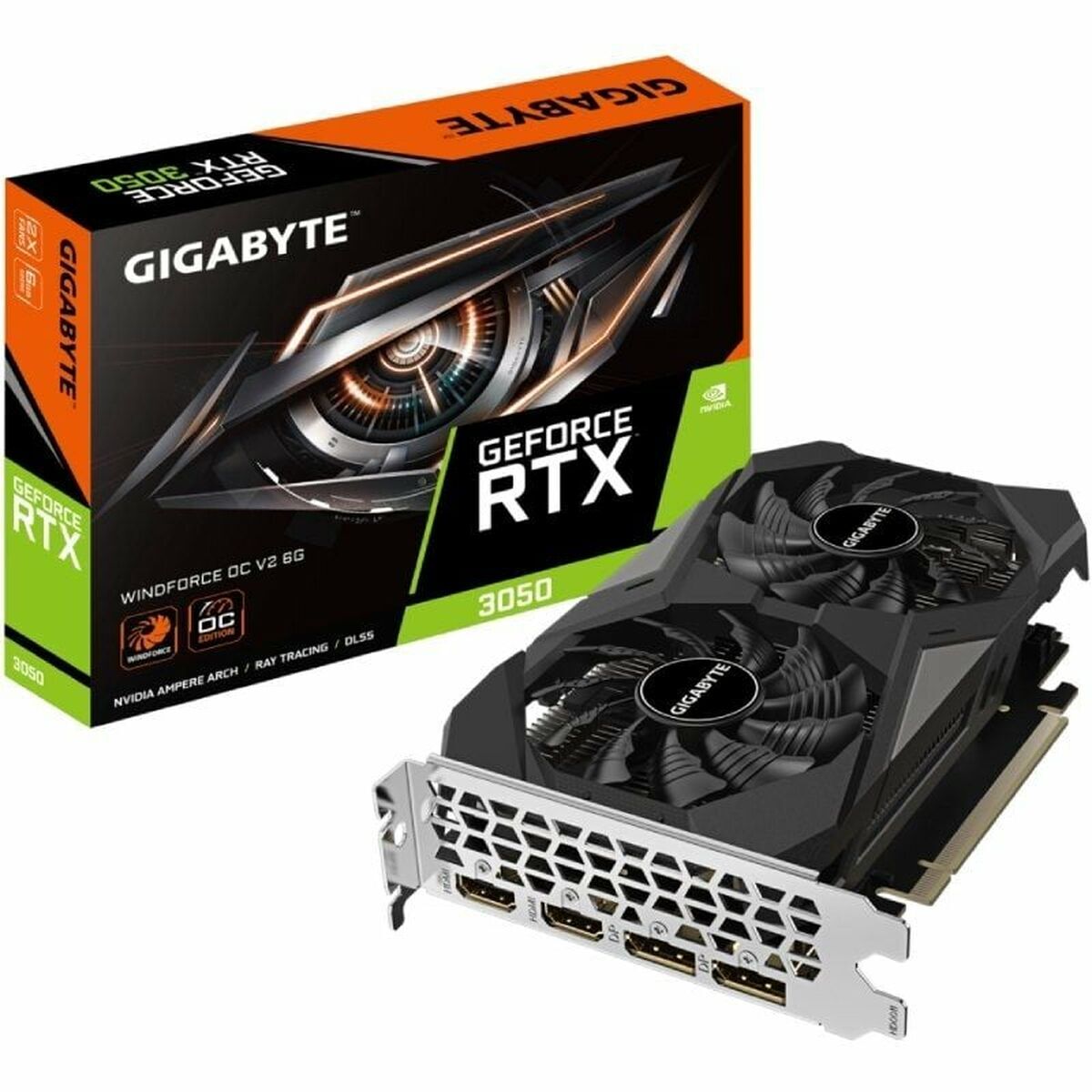 Gigabyte GeForce RTX 3050 WINDFORCE OC V2 6GB VGA