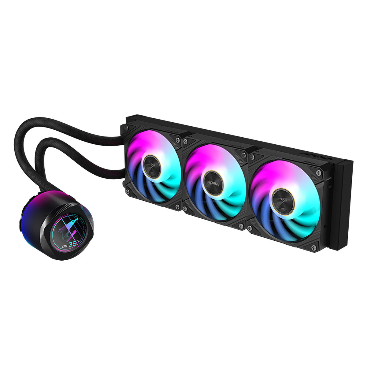 GIGABYTE AORUS WATERFORCE X II 360 Refroidisseur de liquide tout-en-un 12 cm Noir