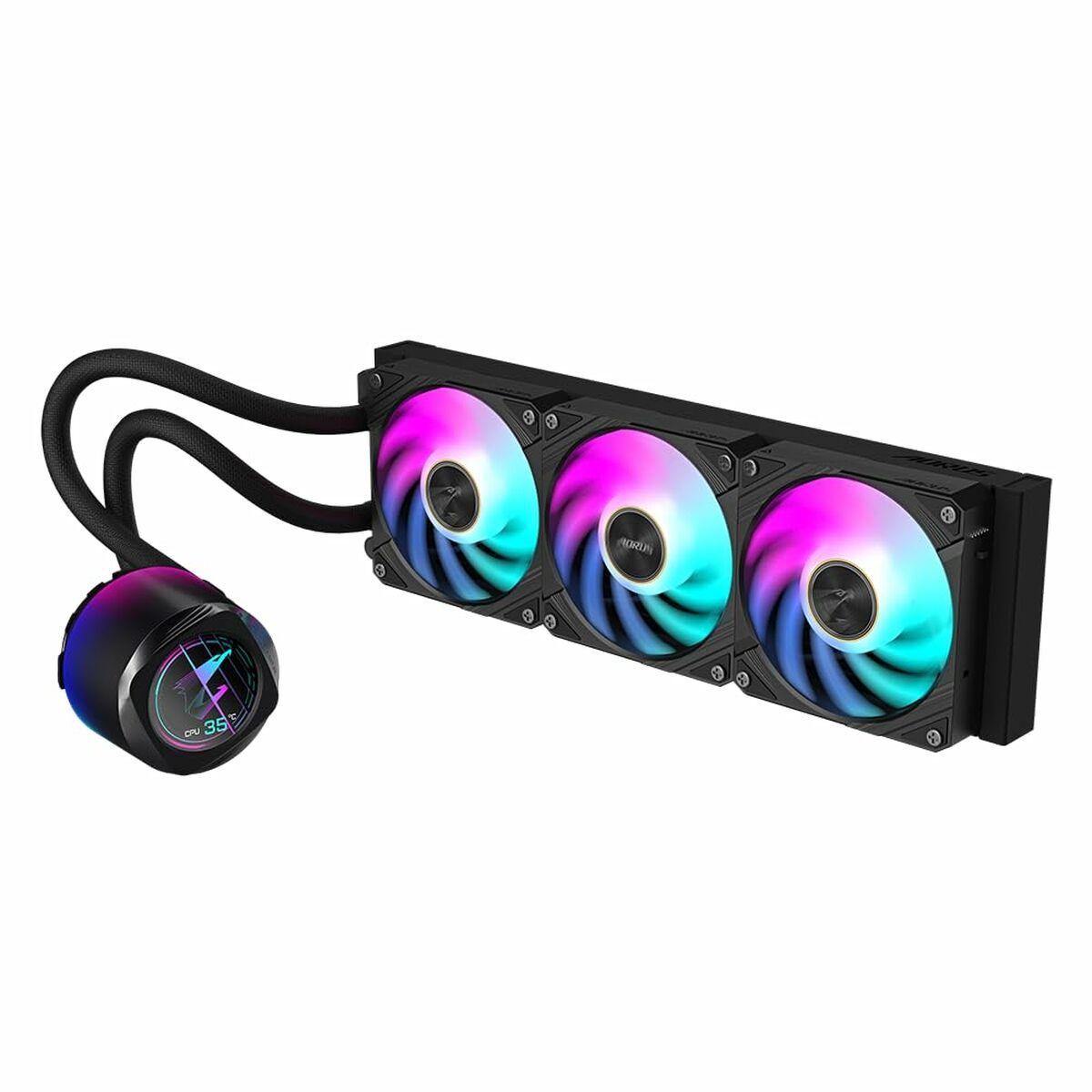 GIGABYTE AORUS WATERFORCE X II 360 Refroidisseur de liquide tout-en-un 12 cm Noir