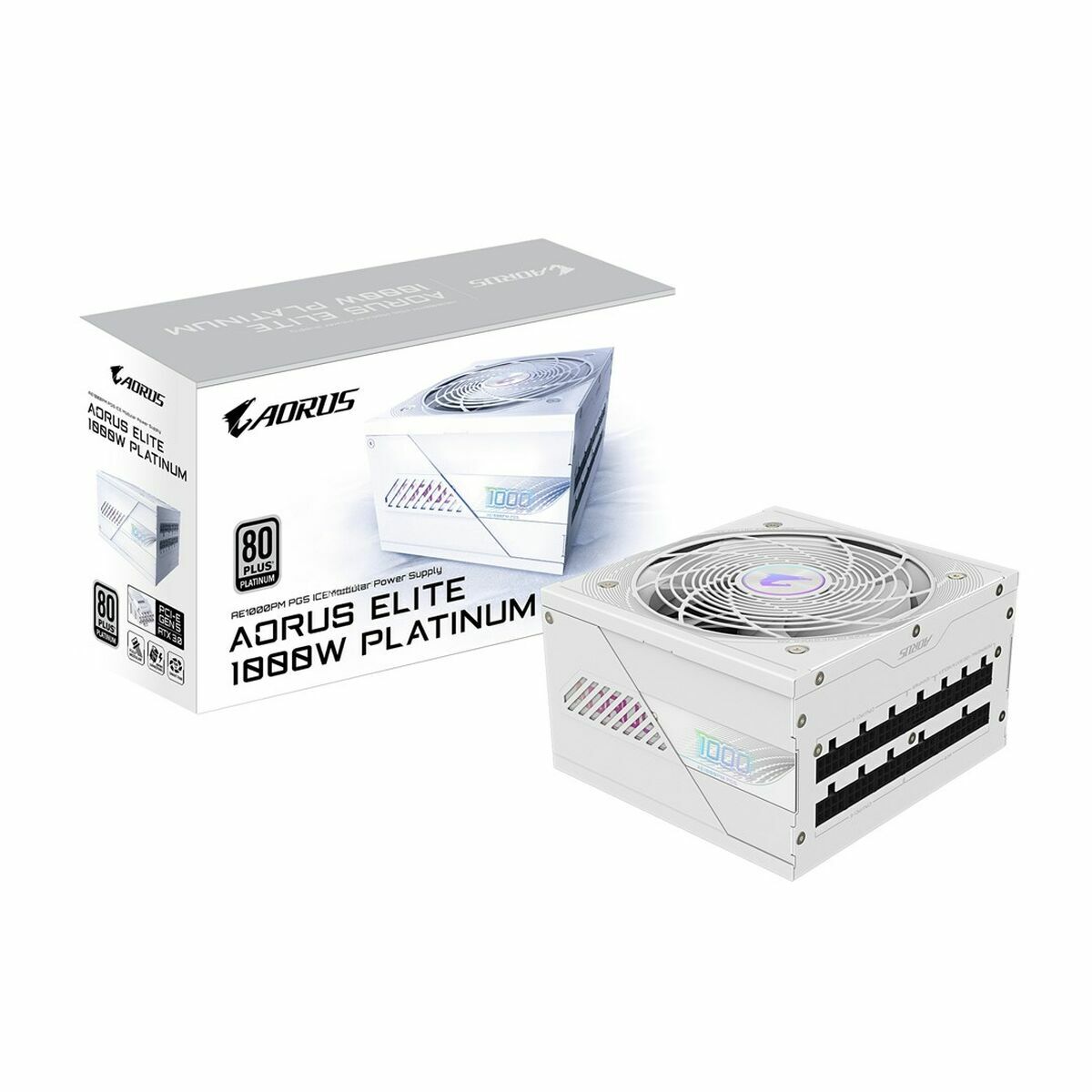 GIGABYTE AORUS ELITE P1000W ICE unité d'alimentation d'énergie 1000 W 20+4 pin ATX Blanc