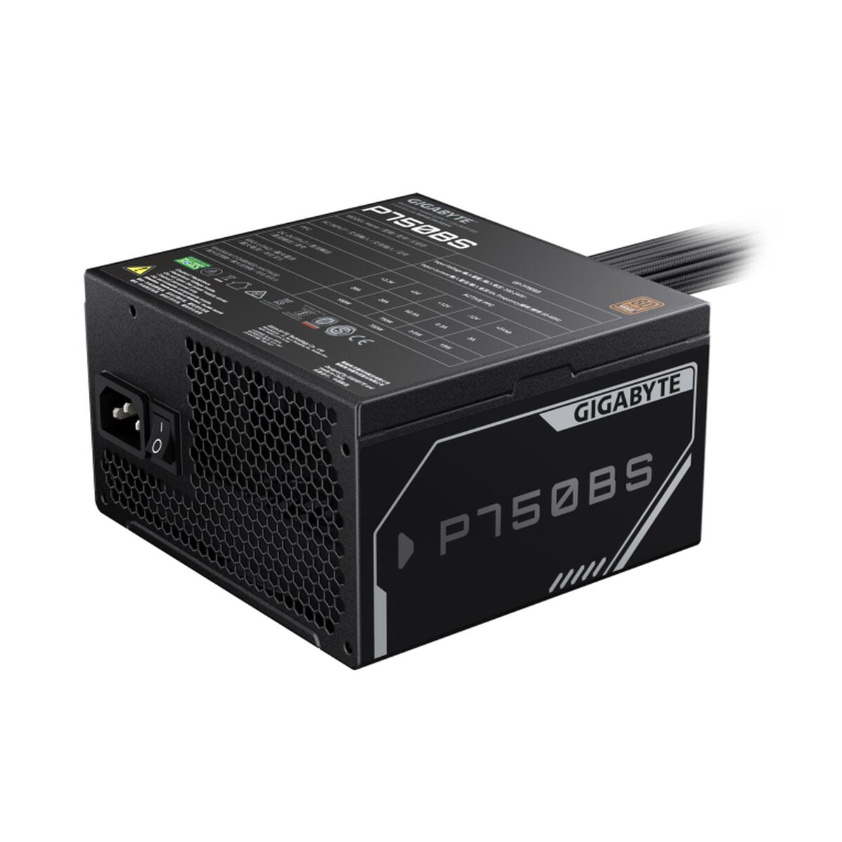 GIGABYTE P750BS unité d'alimentation d'énergie 750 W 20+4 pin ATX Noir