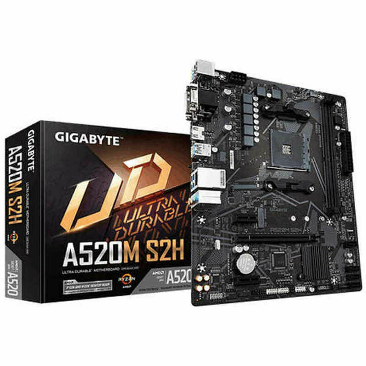 GIGABYTE A520M S2H carte mere AMD A520 Emplacement AM4 micro ATX