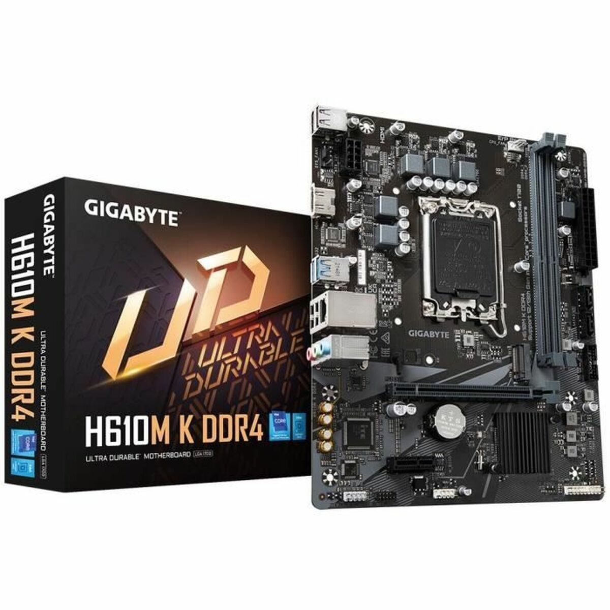 GIGABYTE H610M K DDR4 carte mere Intel H610 Express LGA 1700 micro ATX