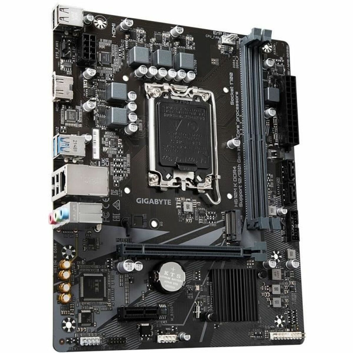 GIGABYTE H610M K DDR4 carte mere Intel H610 Express LGA 1700 micro ATX