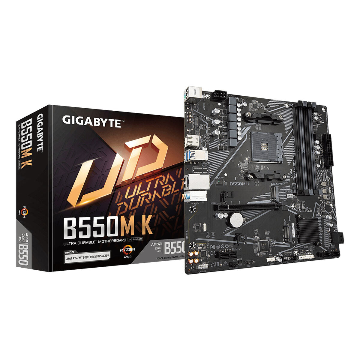 GIGABYTE B550M K carte mere AMD B550 Emplacement AM4 micro ATX