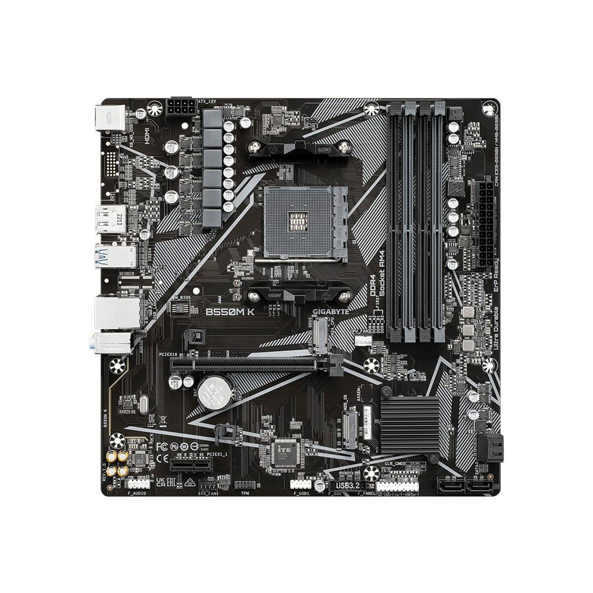GIGABYTE B550M K carte mere AMD B550 Emplacement AM4 micro ATX