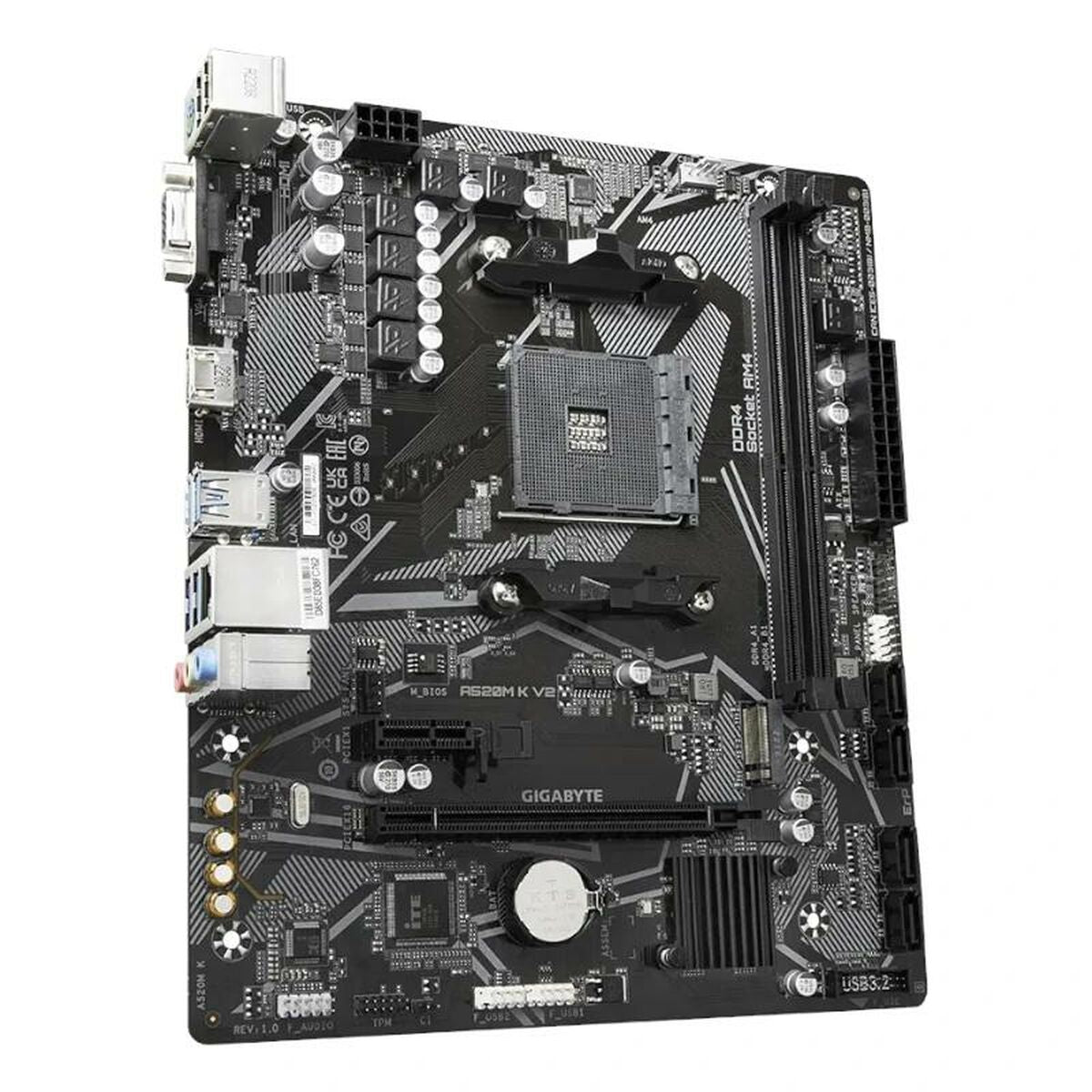 GIGABYTE A520M K V2 carte mere AMD A520 Emplacement AM4 micro ATX