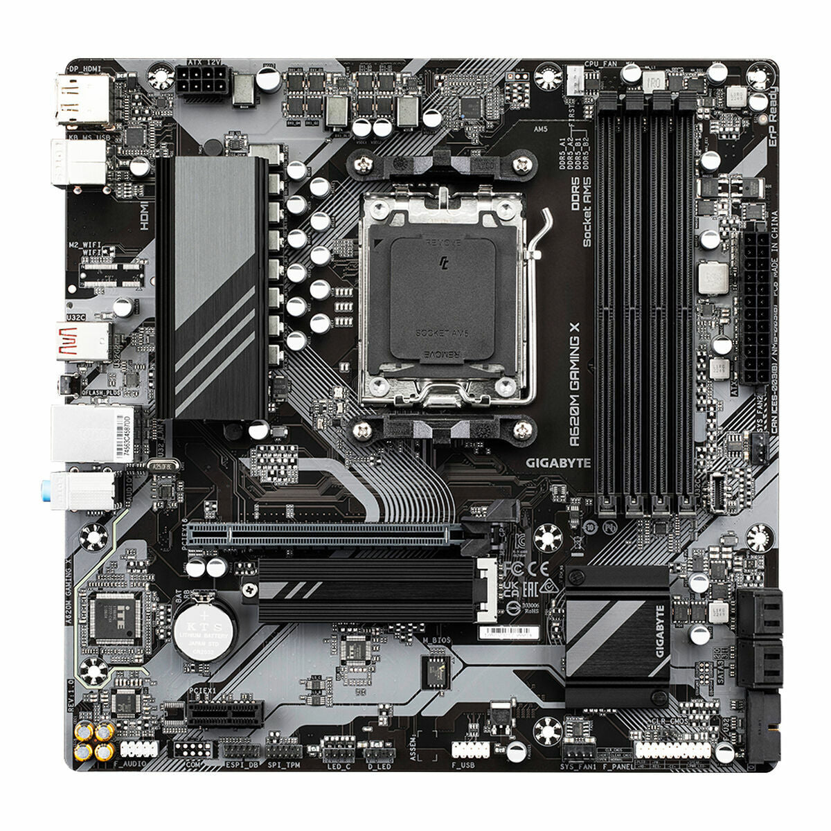 GIGABYTE A620M GAMING X carte mere AMD A620 Emplacement AM5 micro ATX