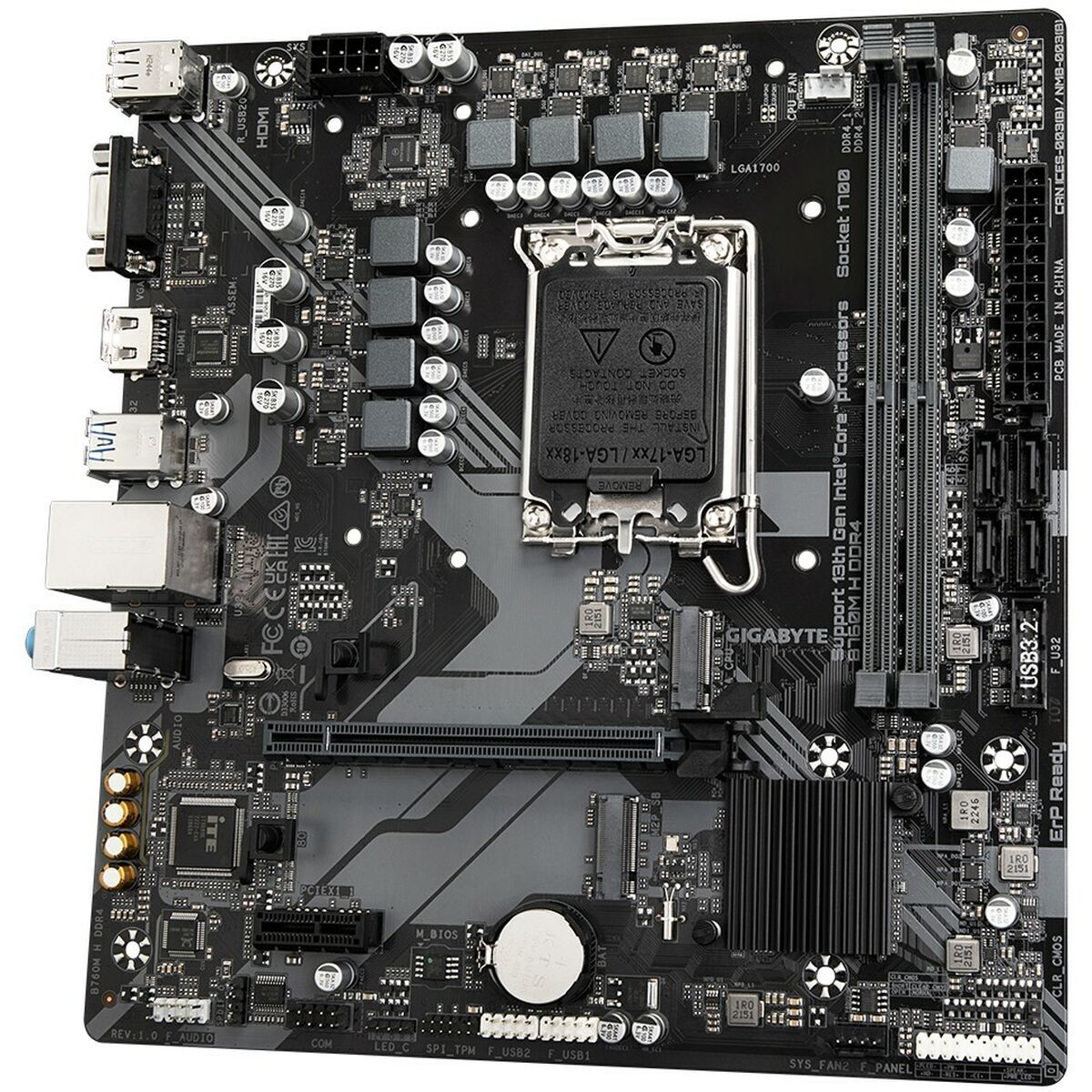 GIGABYTE B760M H DDR4 carte mere Intel B760 Express LGA 1700 micro ATX