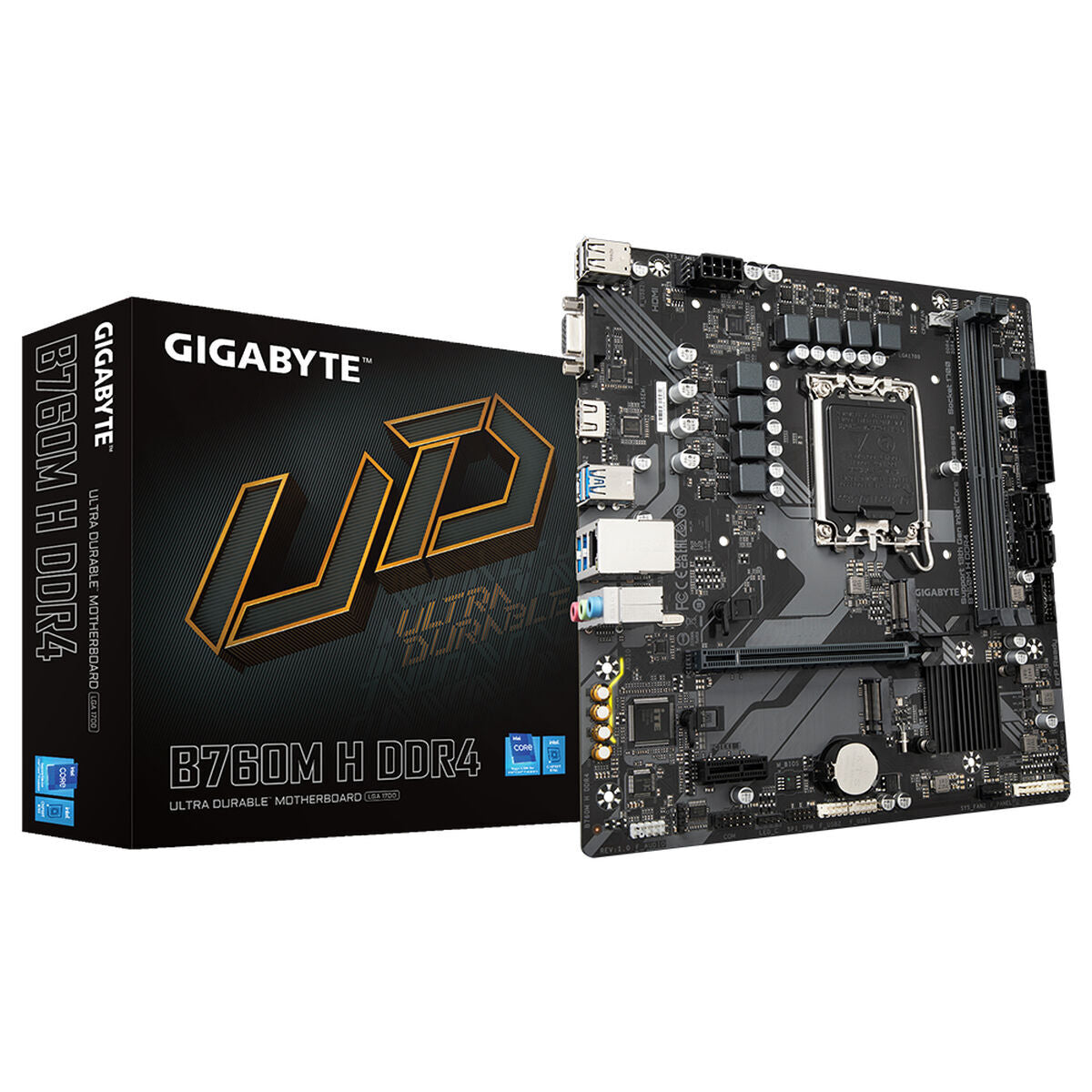 GIGABYTE B760M H DDR4 carte mere Intel B760 Express LGA 1700 micro ATX