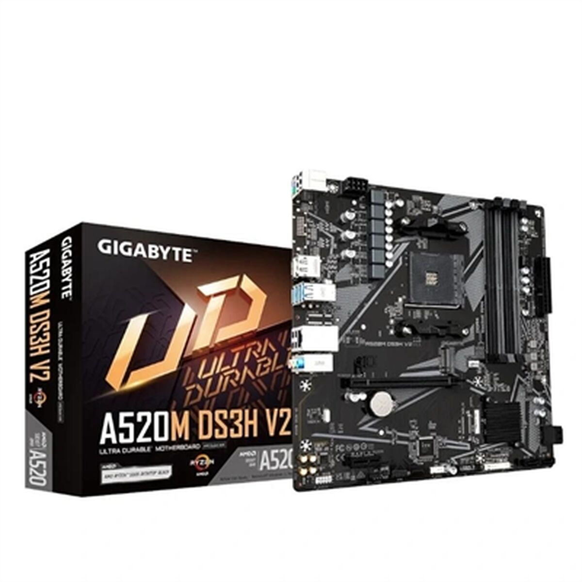 GIGABYTE A520M DS3H V2 carte mere Emplacement AM4 micro ATX