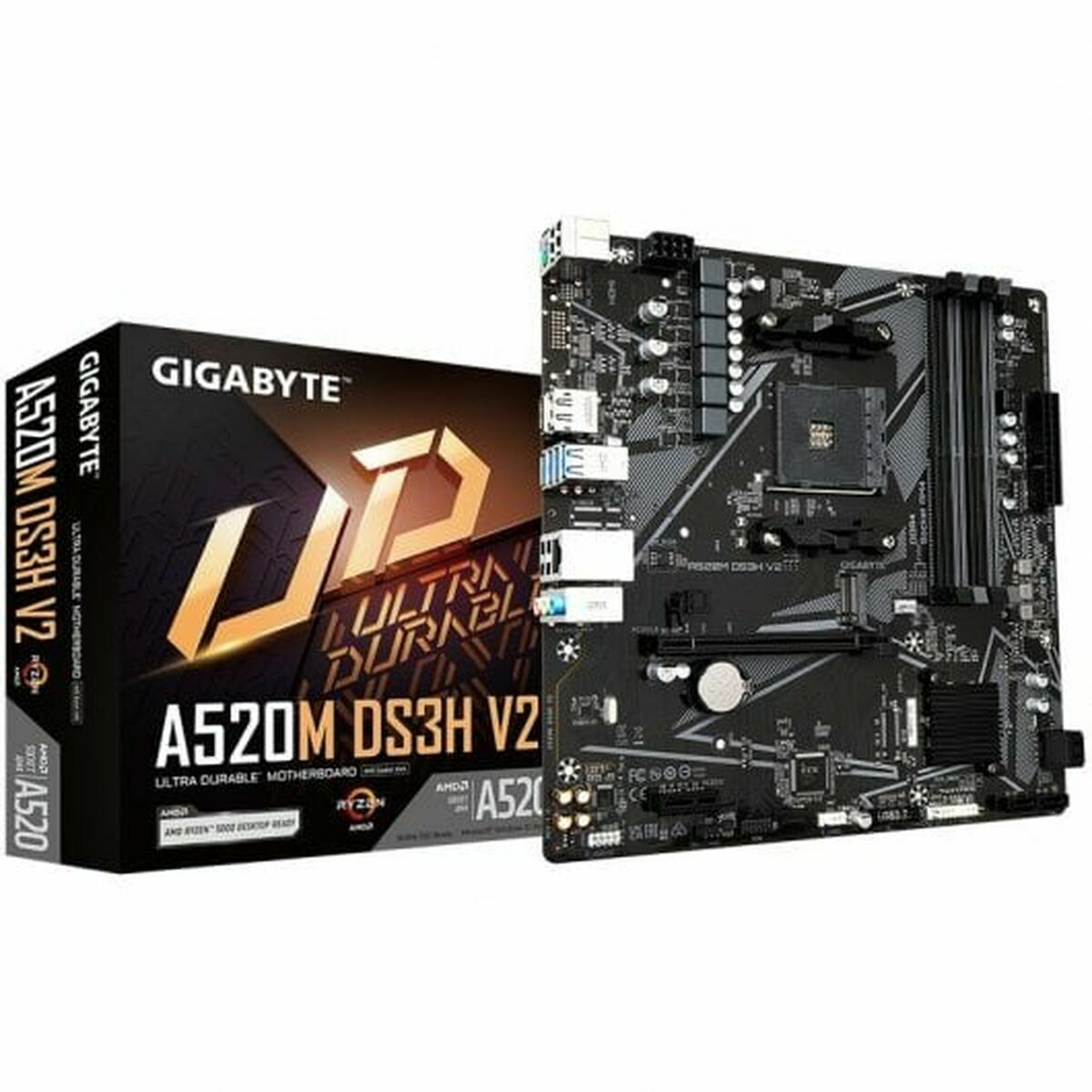 GIGABYTE A520M DS3H V2 carte mere Emplacement AM4 micro ATX