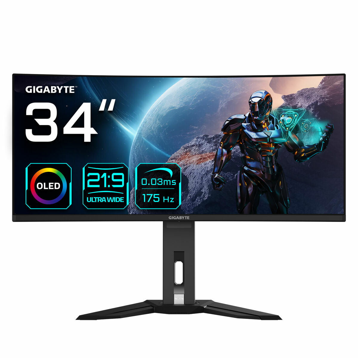 "GIGABYTE MO34WQC écran plat de PC 86,4 cm (34"") 3440 x 1440 pixels Wide Quad HD Noir"